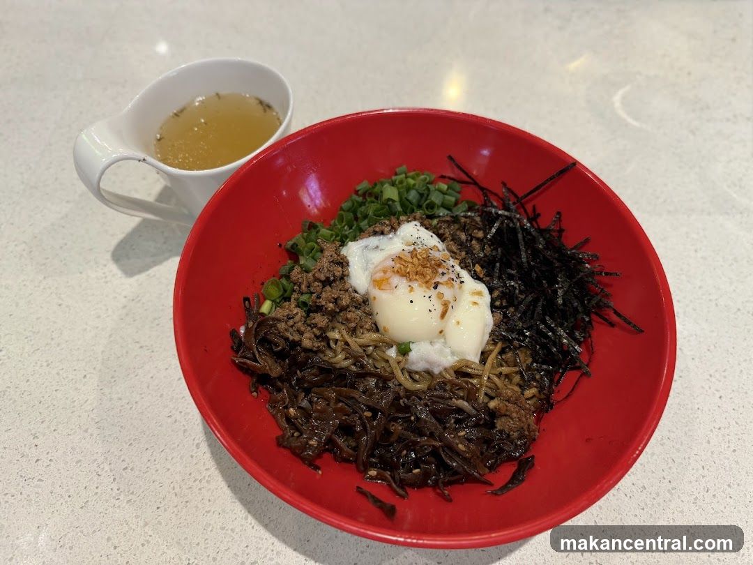 Noodle Dish with Egg and Broth
