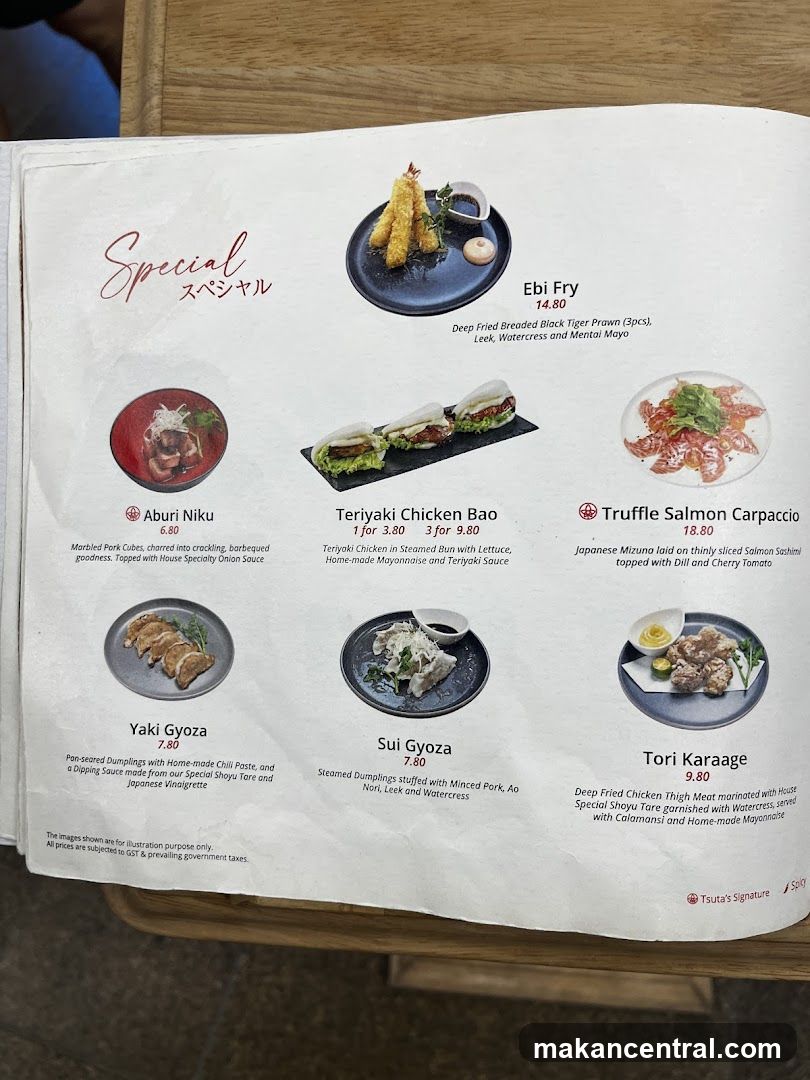 Special Menu