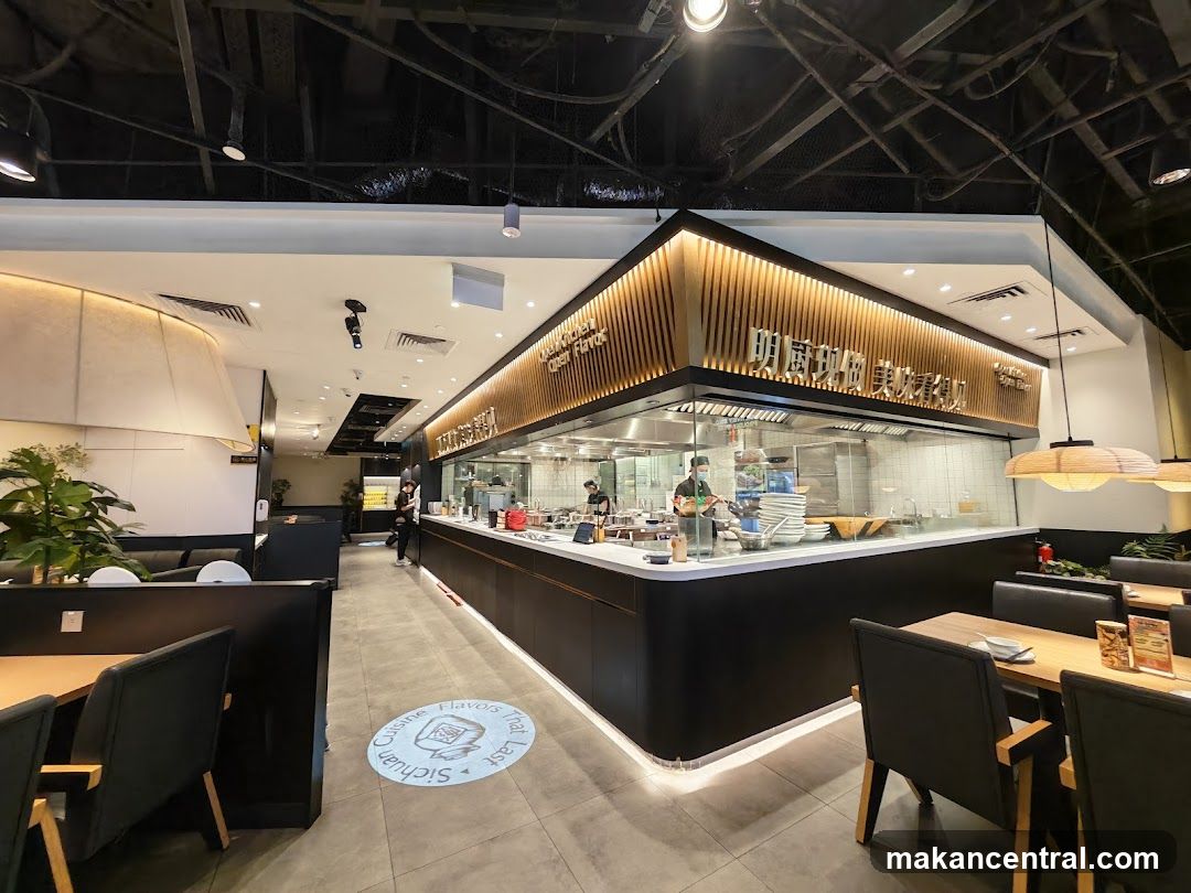 Restaurant Kitchen and Dining Area