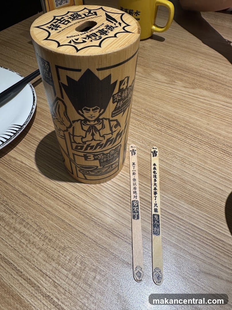 Fortune Telling Cup and Sticks