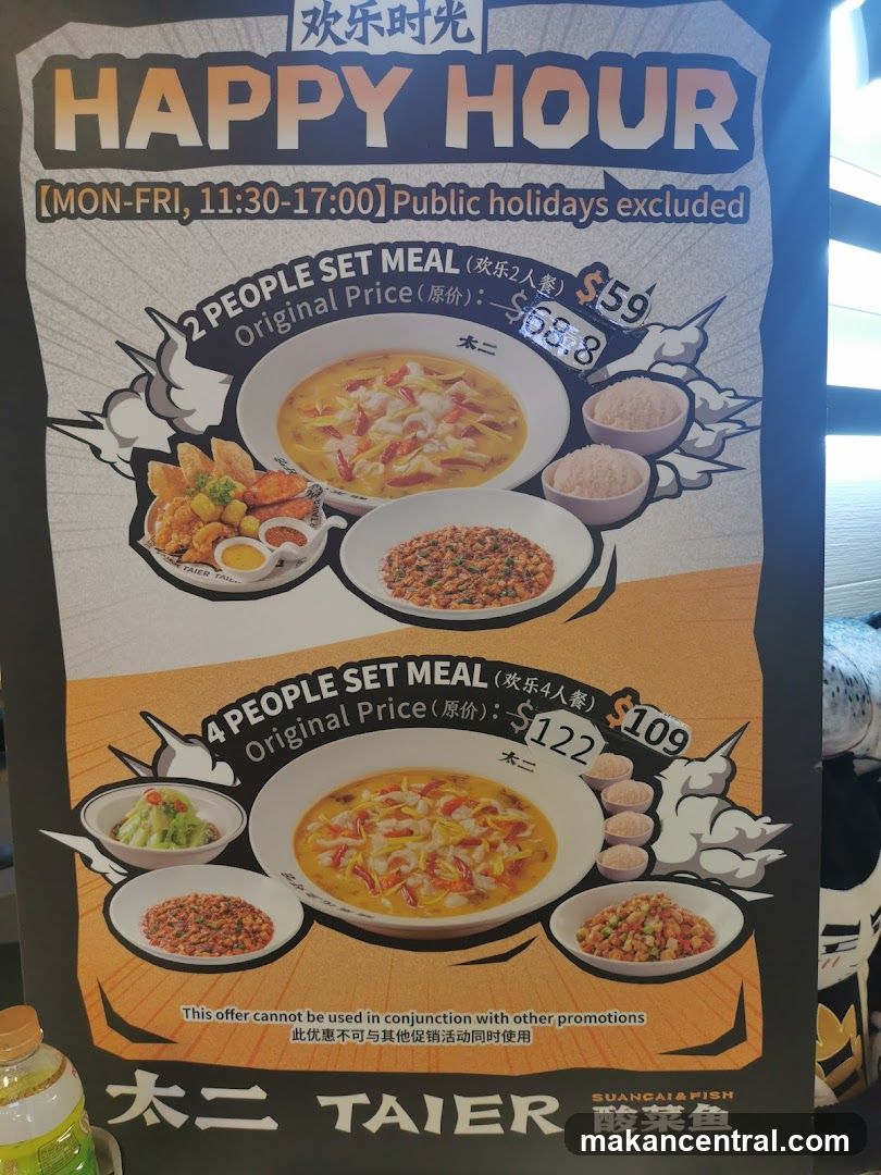 Happy Hour Set Meals