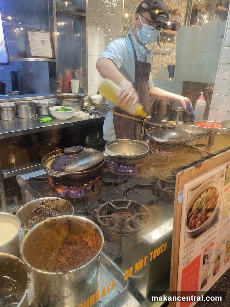 Chef preparing food