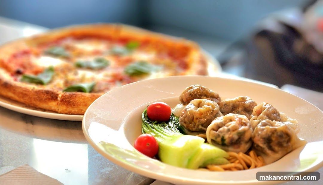 Pizza and Dumplings