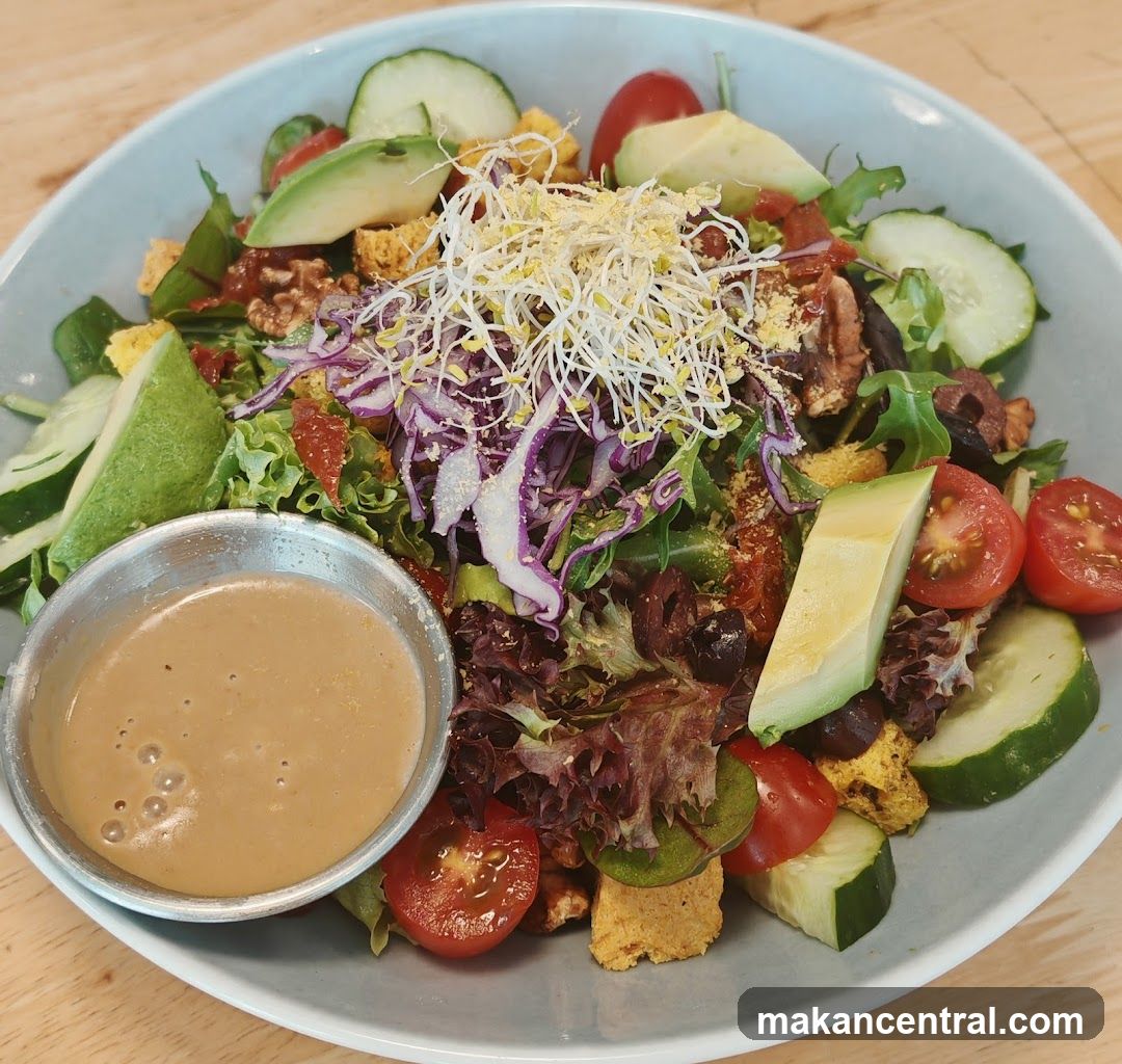 Salad with Dressing