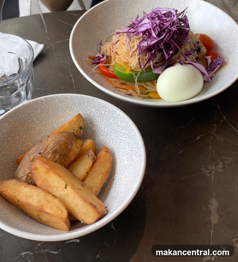 Food on a table