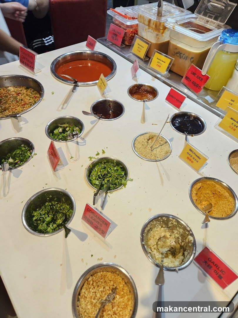 Condiment Bar