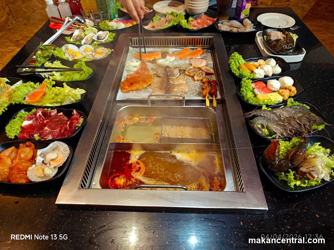 Hot Pot and Grill Spread