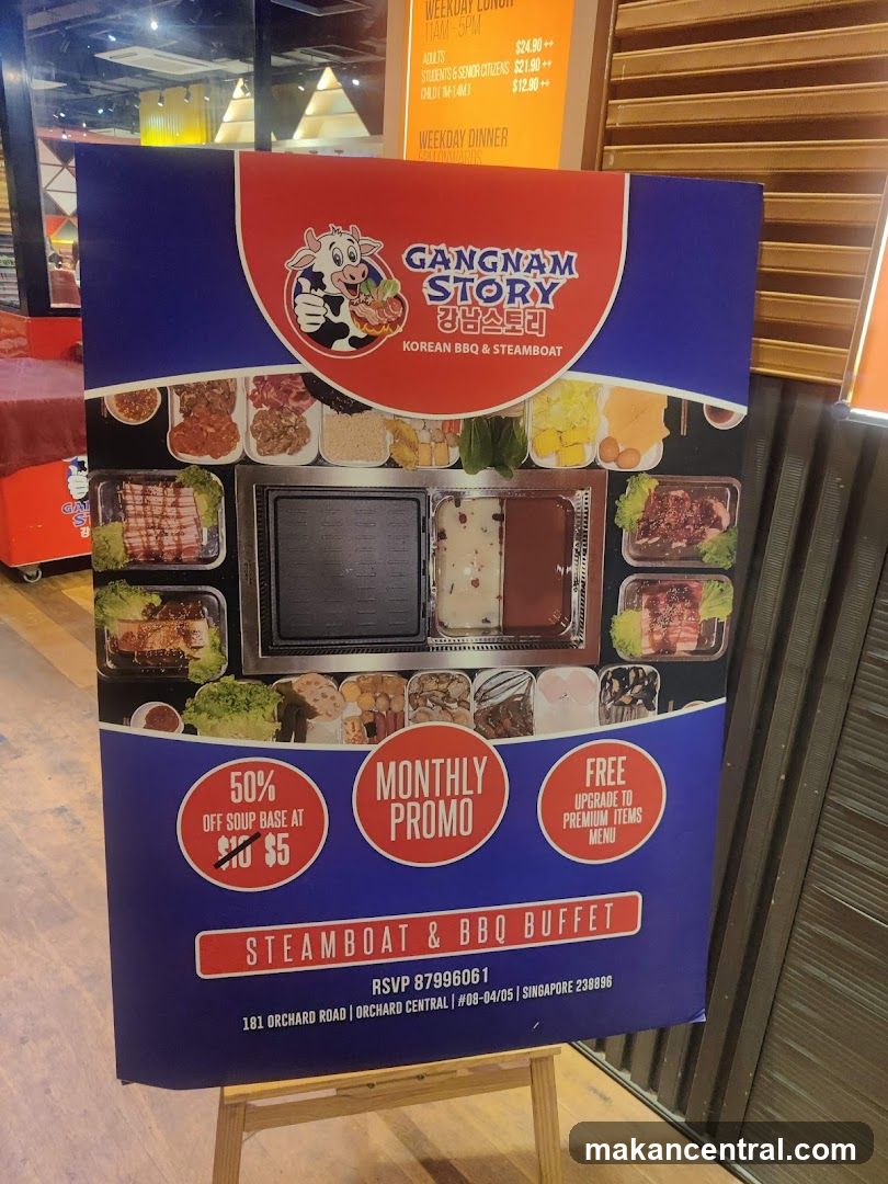 Gangnam Story Korean BBQ & Steamboat Promo