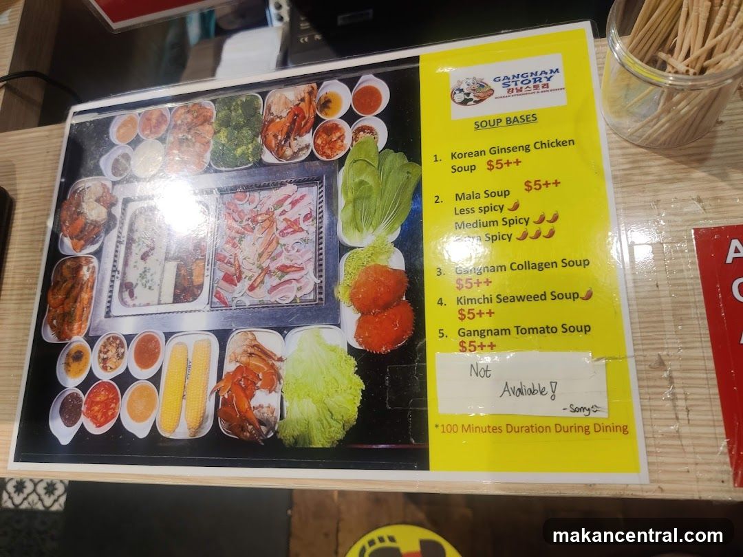 Gangnam Story Soup Bases
