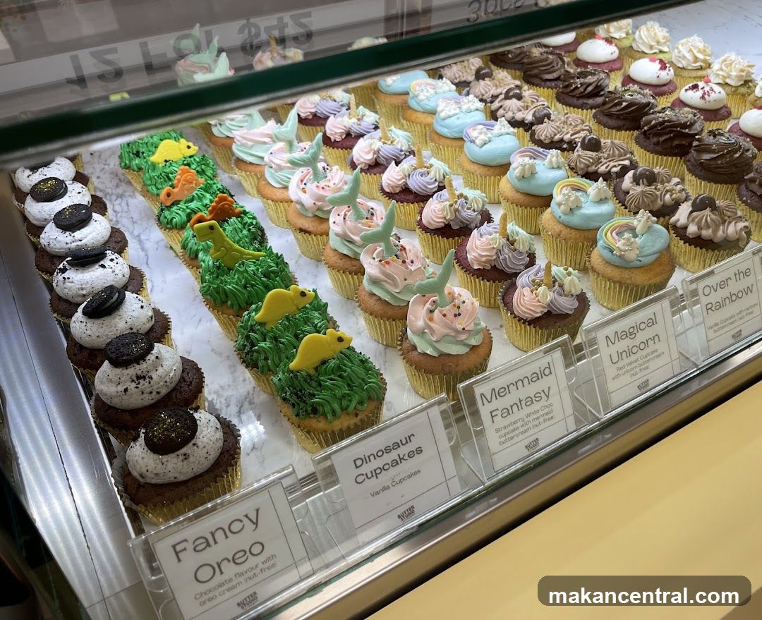 Assortment of Decorated Cupcakes