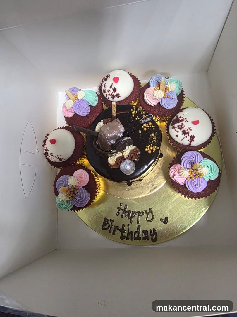 Birthday Cake and Cupcakes