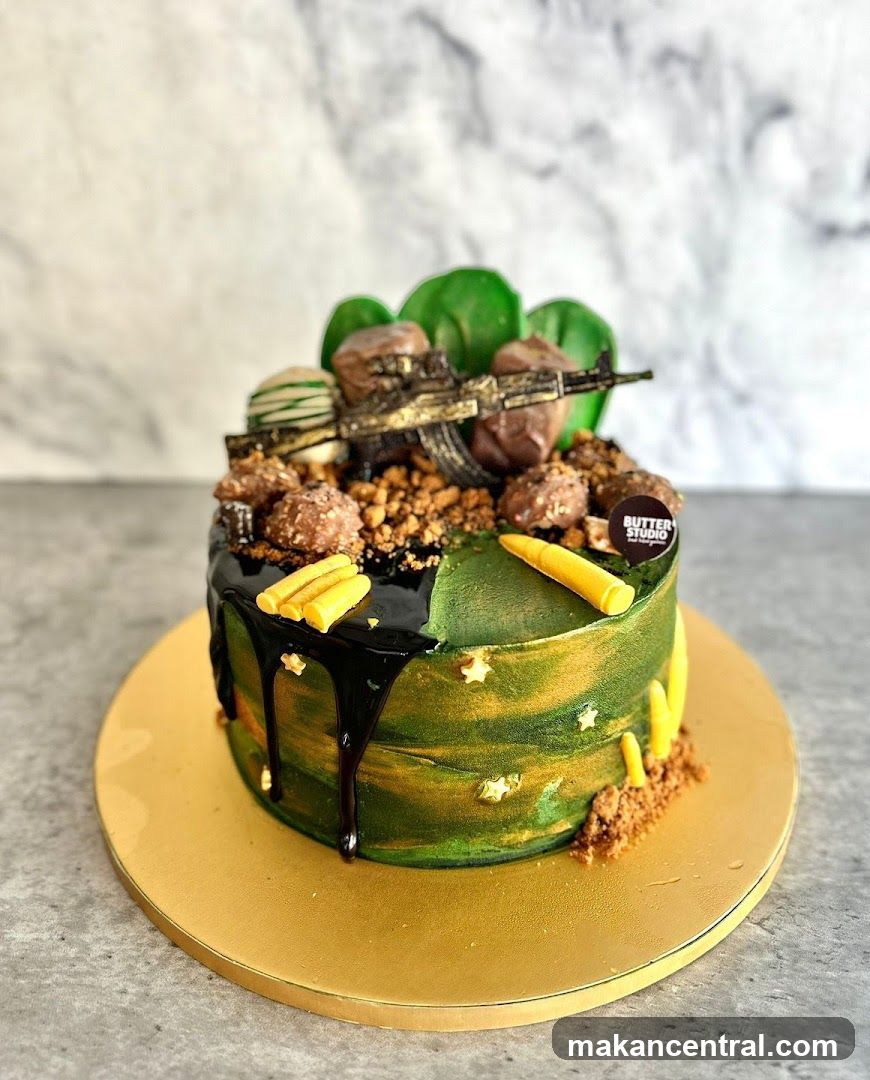 Military-themed Cake