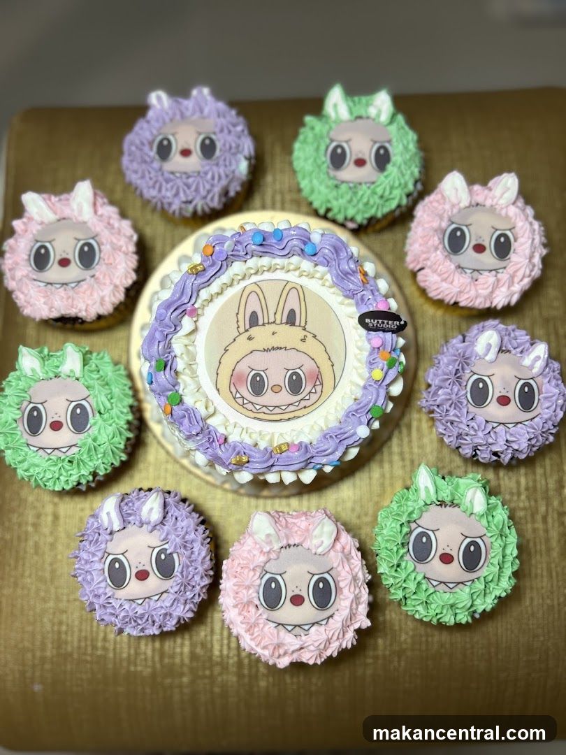 Character Cake and Cupcakes