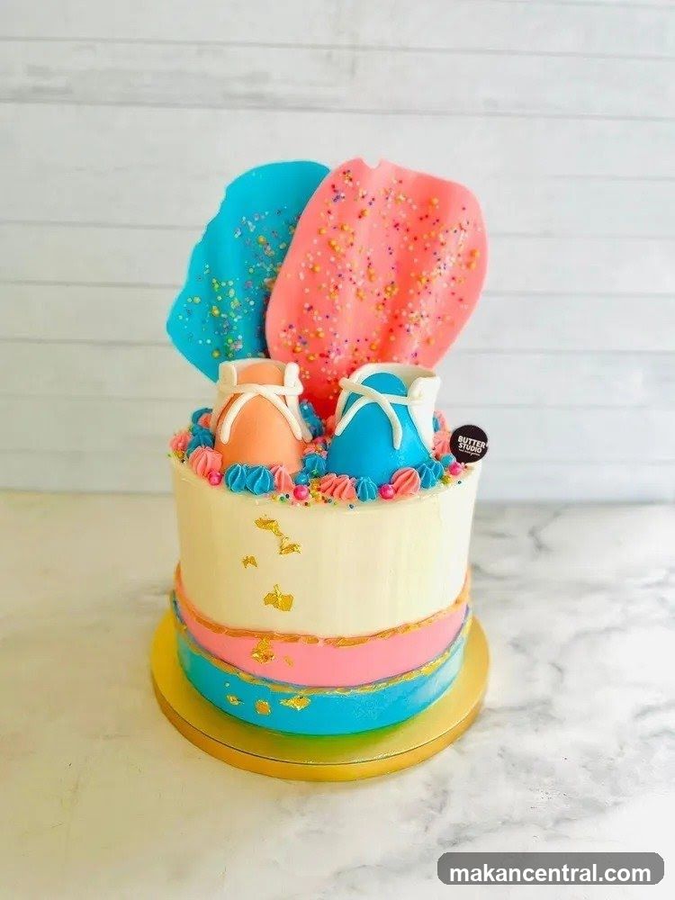 Gender Reveal Cake