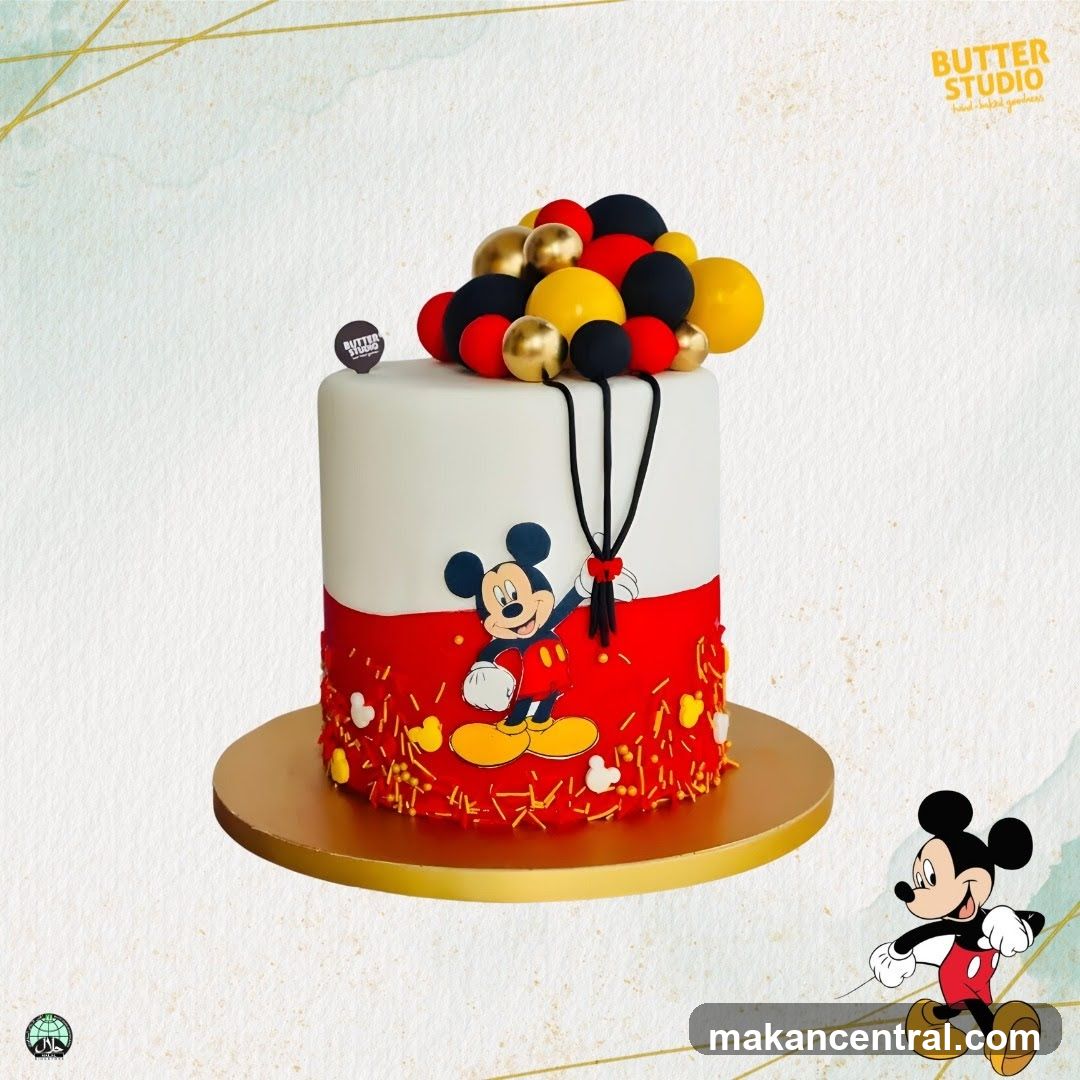 Mickey Mouse Themed Cake