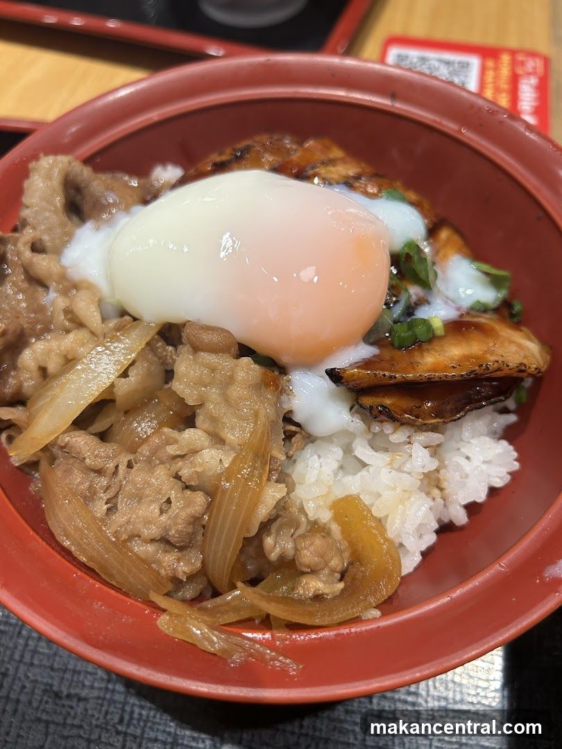 Beef and Egg Rice Bowl