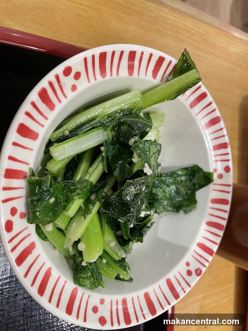 Steamed Greens with Garlic