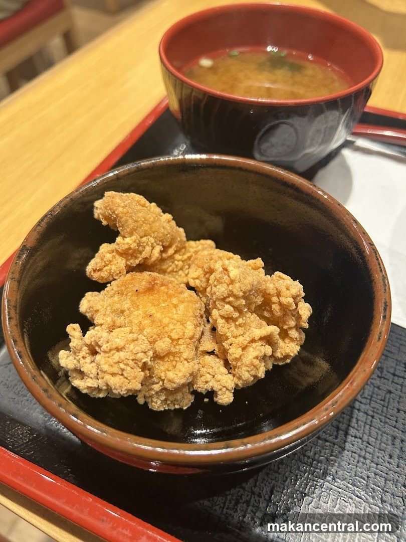 Fried Chicken and Miso Soup