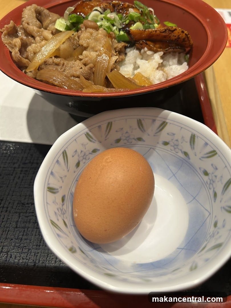 Beef bowl with egg