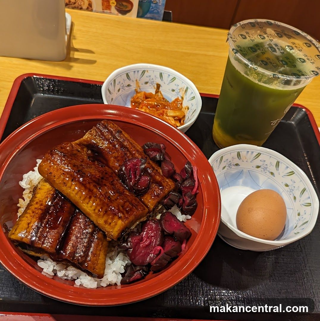 Unagi Donburi Meal
