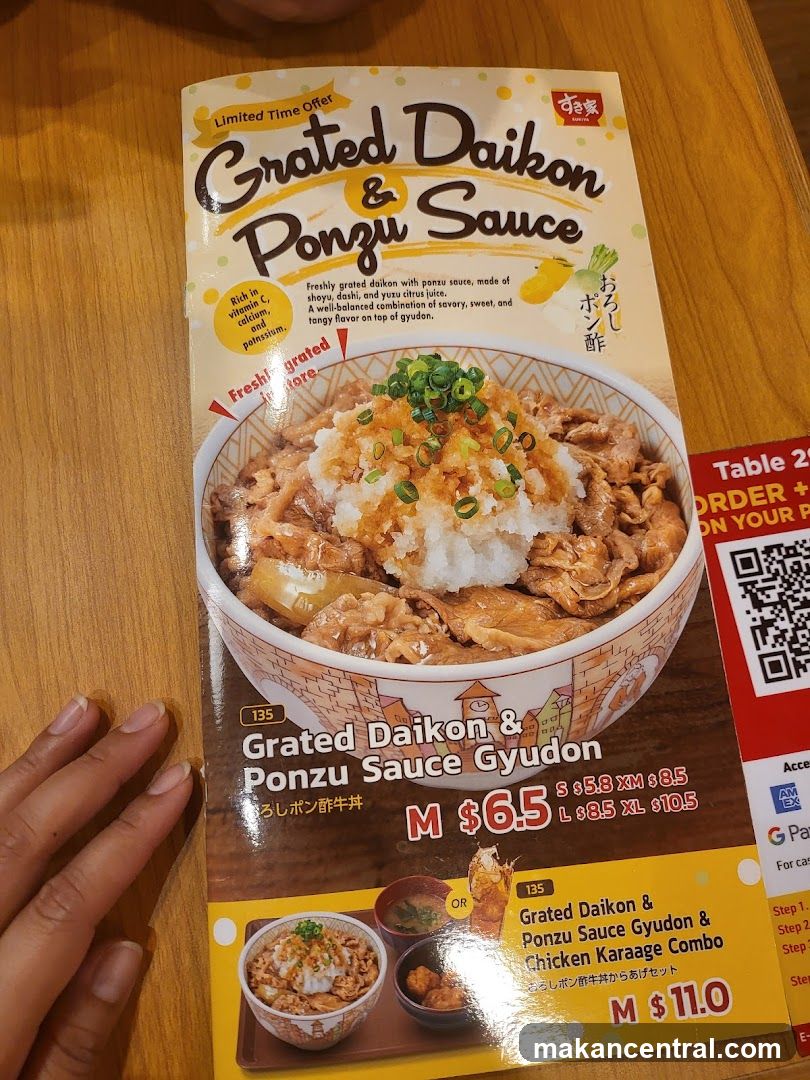Grated Daikon & Ponzu Sauce Gyudon