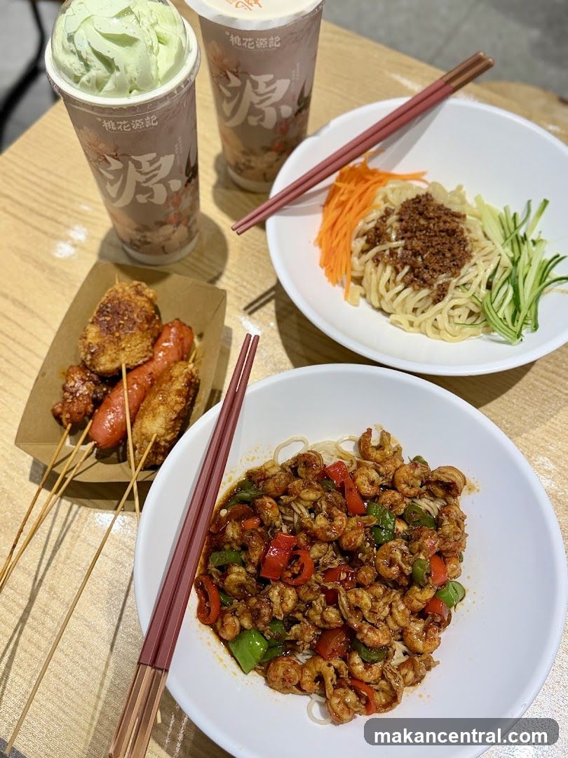 Noodles and Skewers