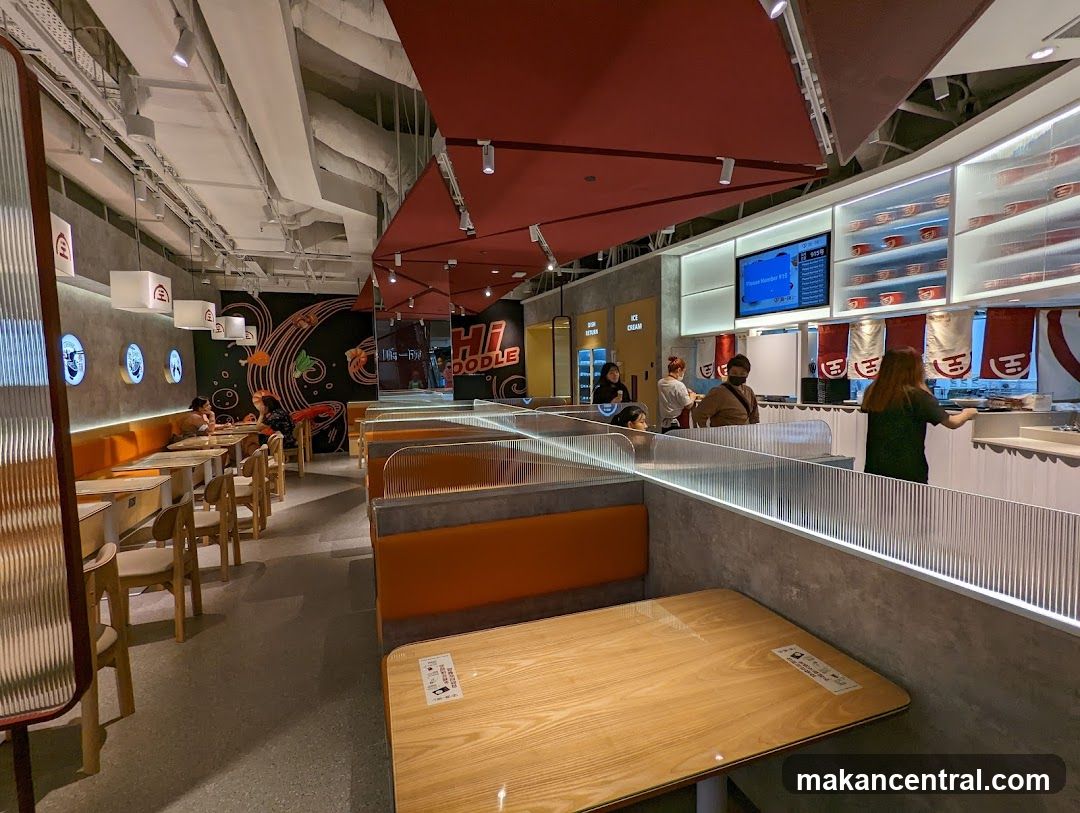 Modern Noodle Restaurant Interior