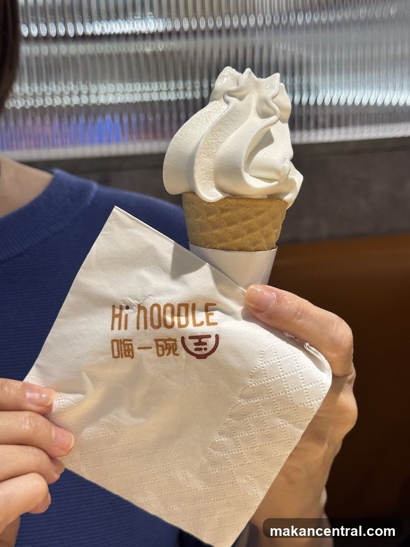 Soft Serve Ice Cream Cone