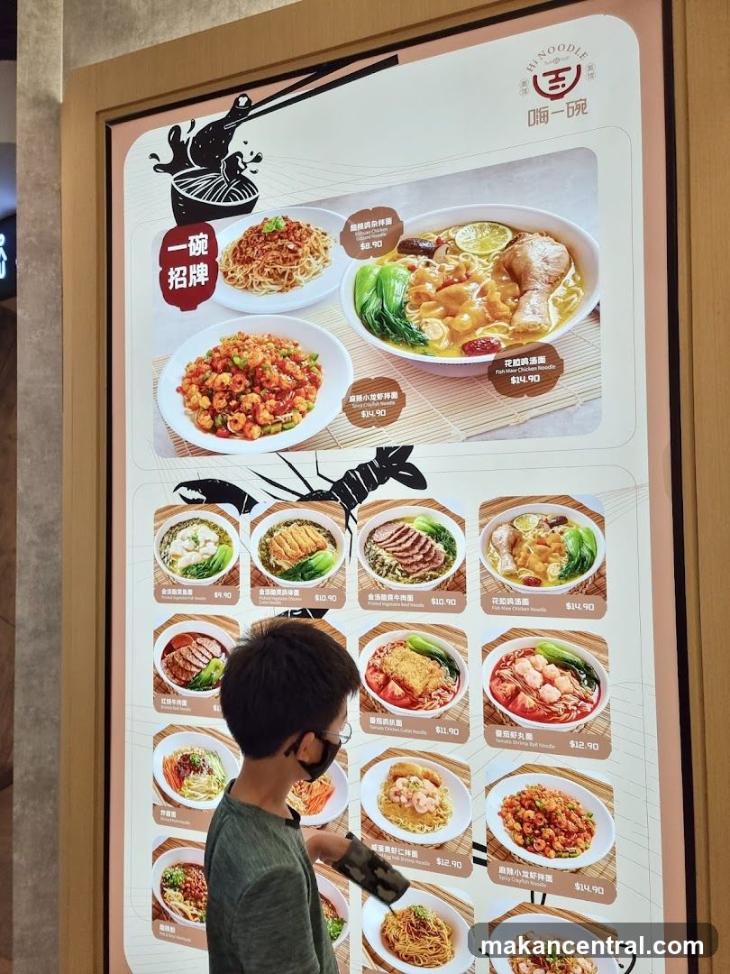 Hi Noodle Menu