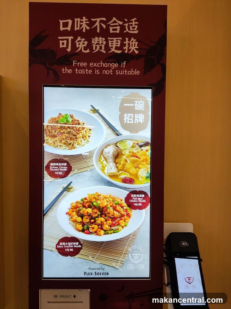 Digital Menu Display