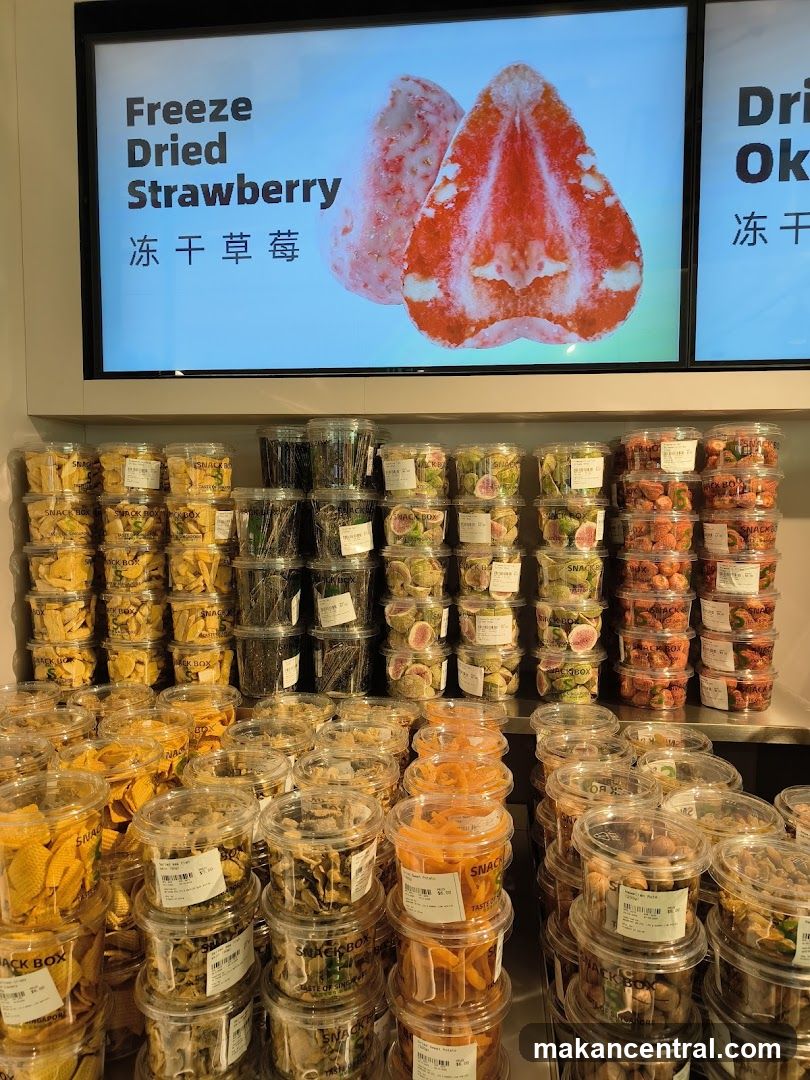 Freeze Dried Strawberry Display