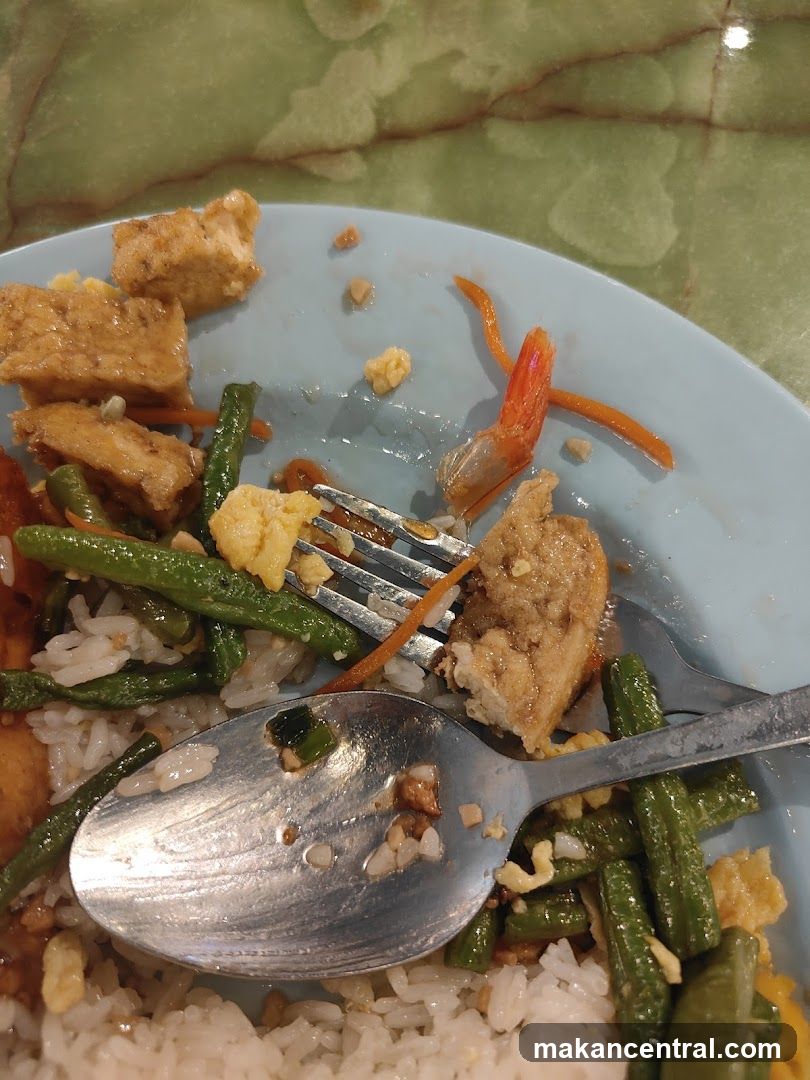 Partially Eaten Meal on a Plate