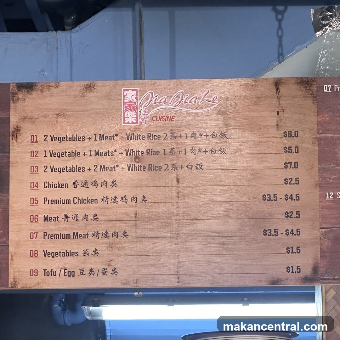 Dia Dia Le Cuisine Menu