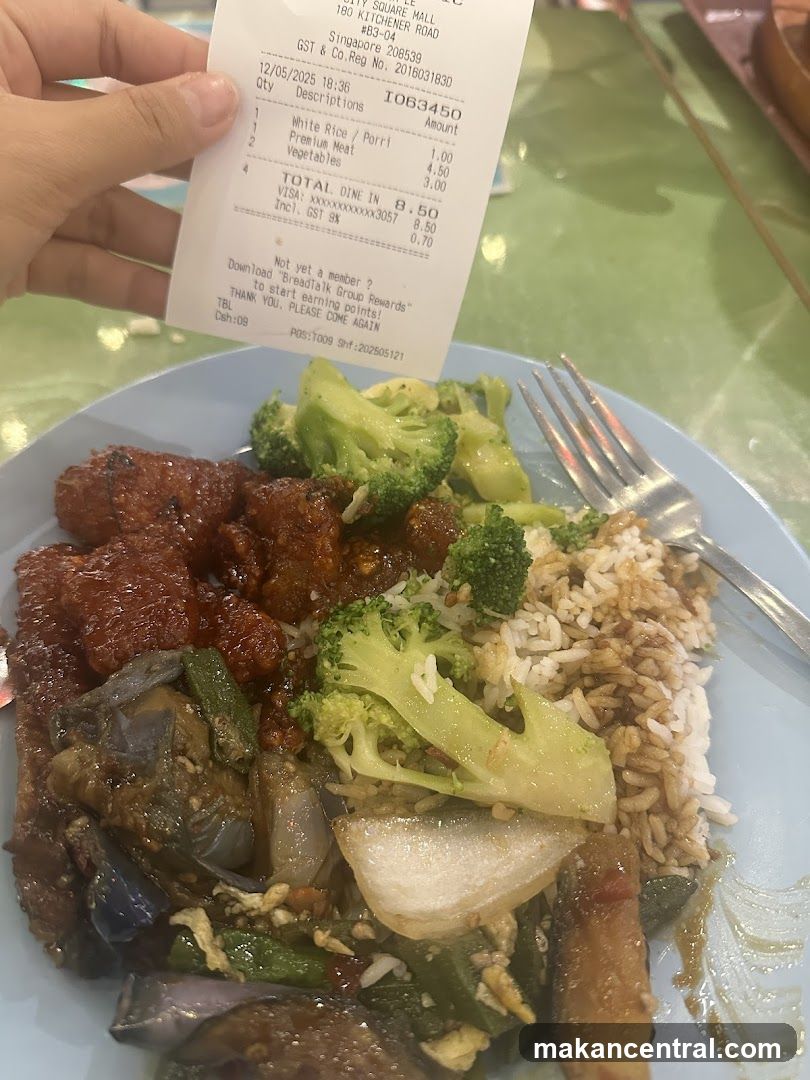 Receipt and Food