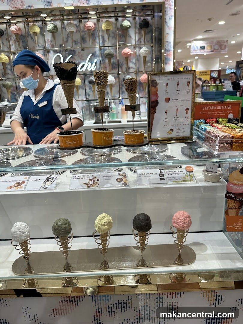 Venchi Gelato Counter