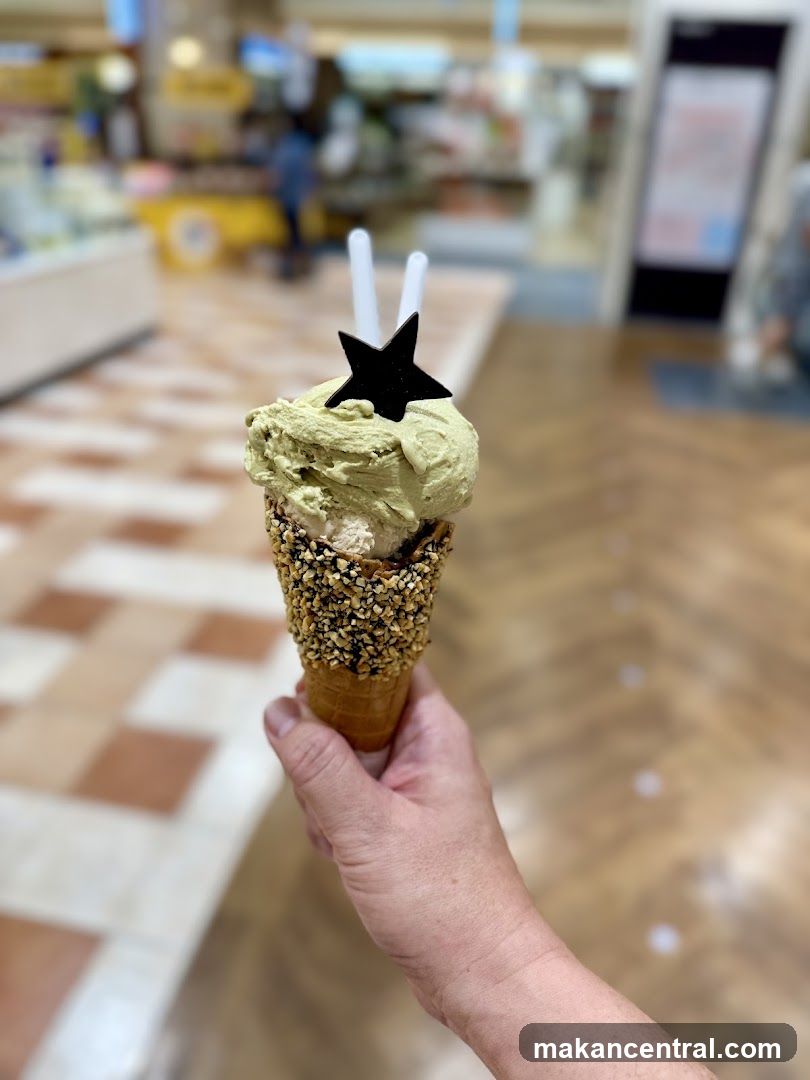 Ice Cream Cone with Star Topping