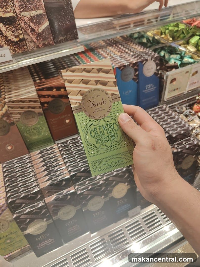 Venchi Chocolate Display