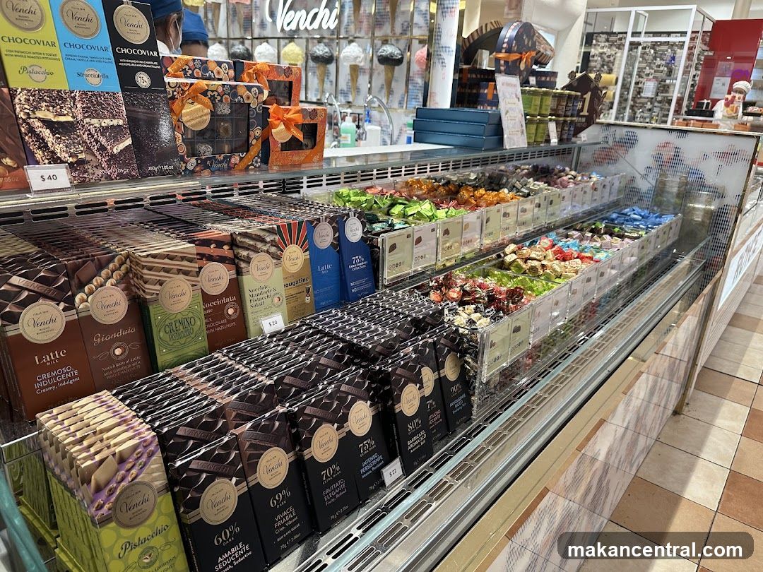 Venchi Chocolate Display