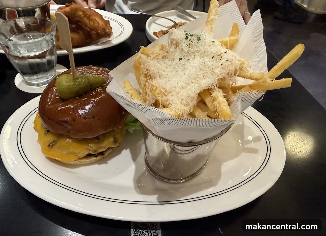 Burger and Fries