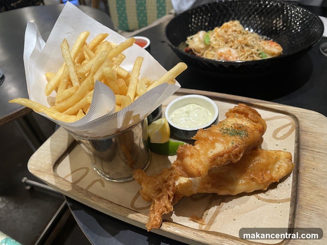 Fish and Chips with Fries