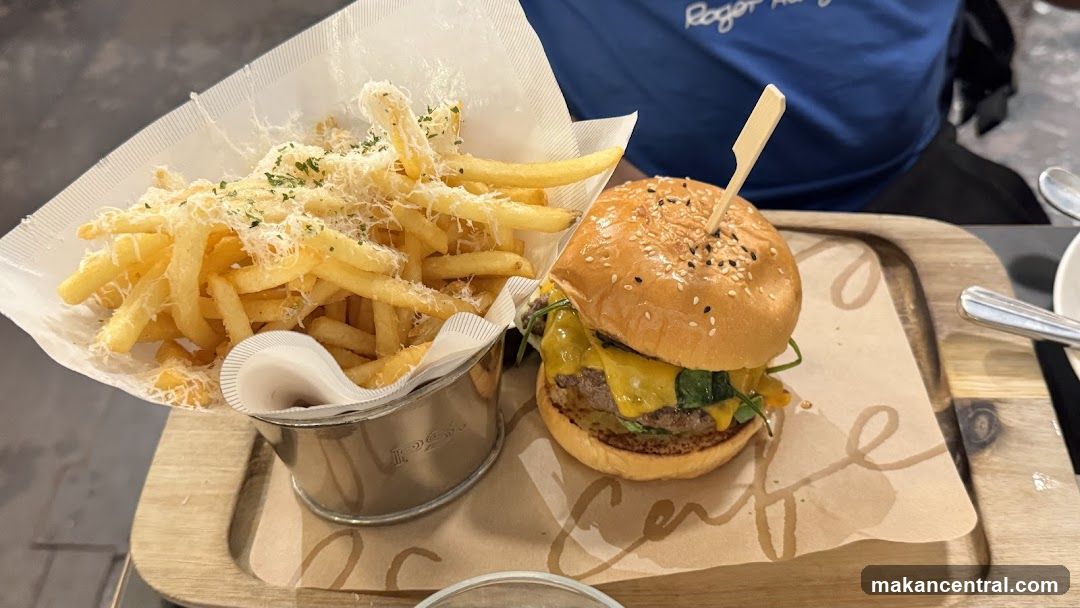 Burger and Fries