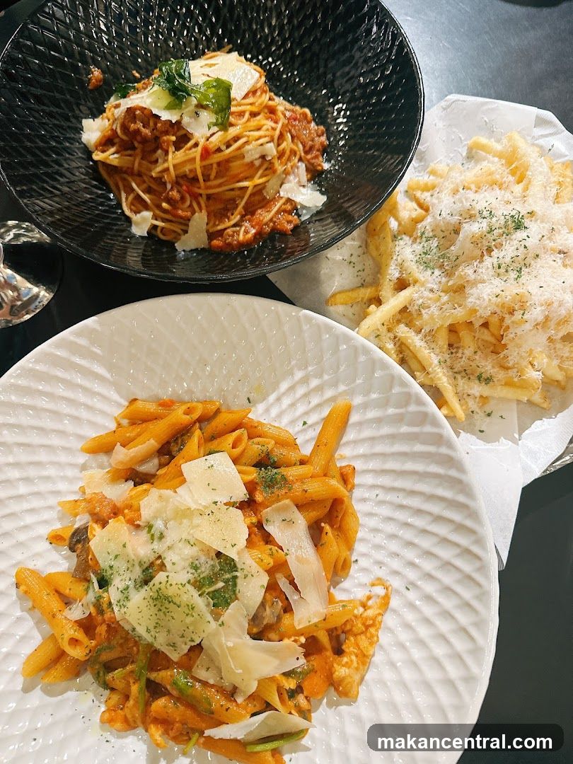 Pasta and Fries
