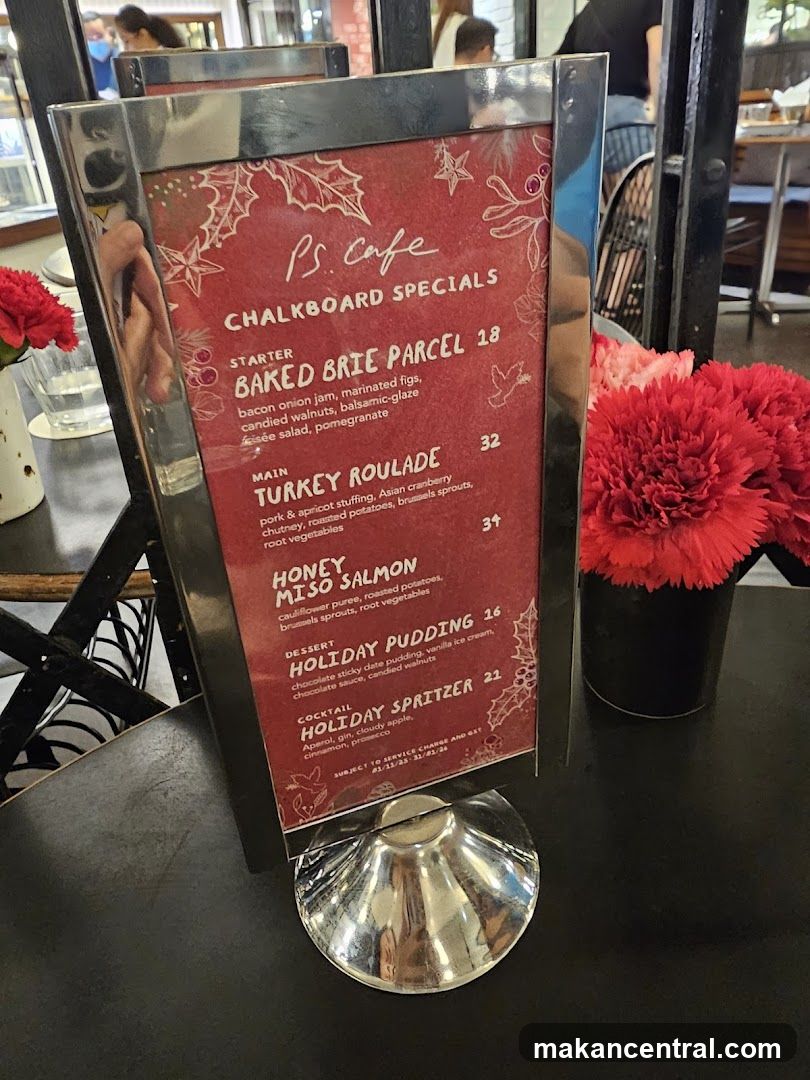 PS. Cafe Chalkboard Specials