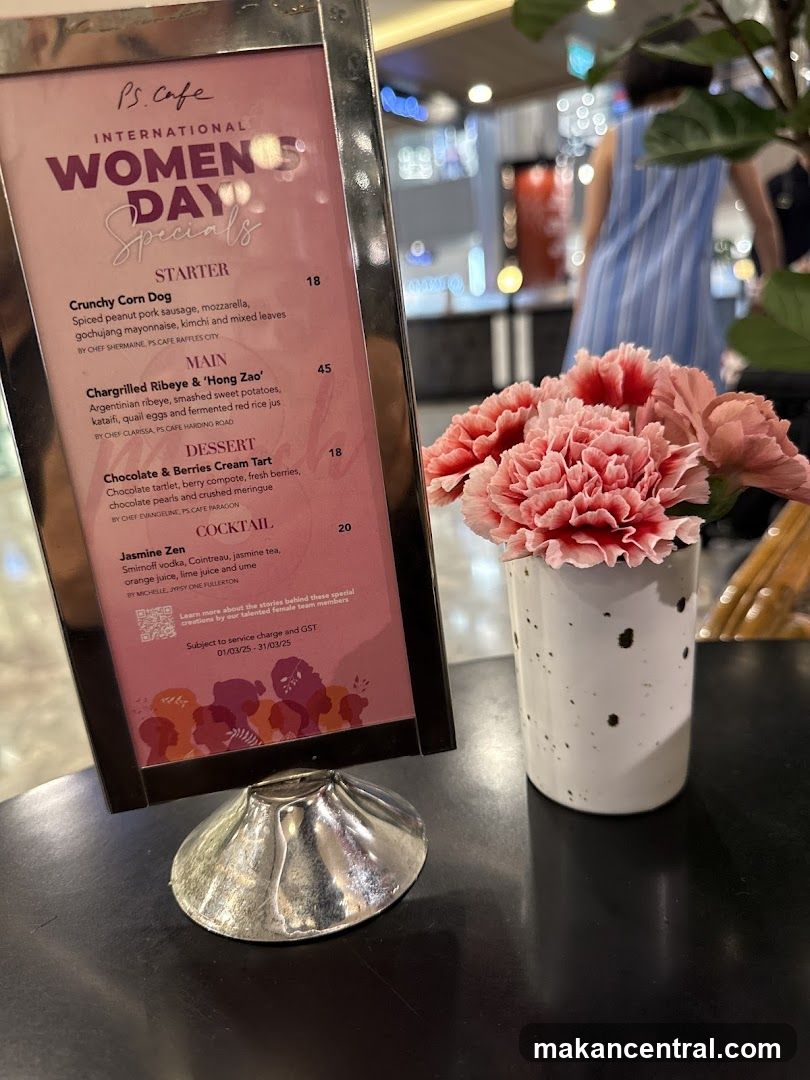 PS.Cafe International Women's Day Specials