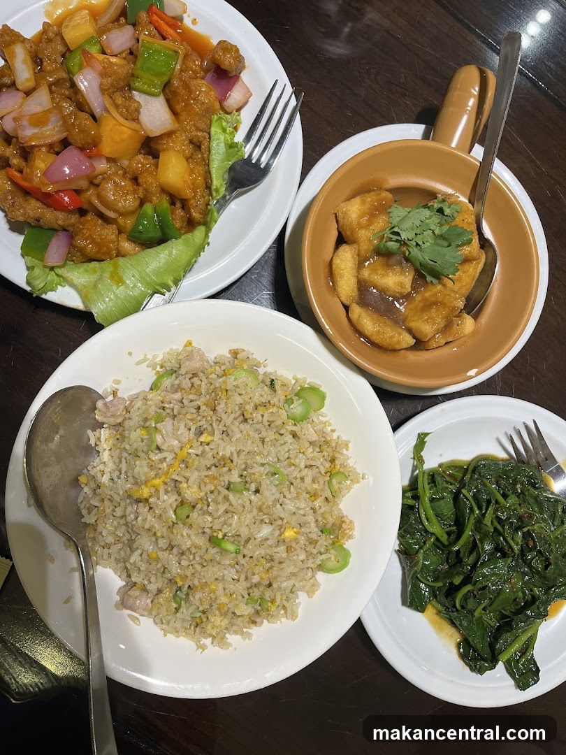 Four Dishes on a Table