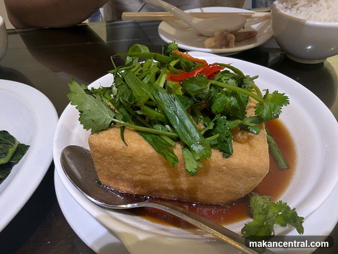 Fried Tofu with Greens