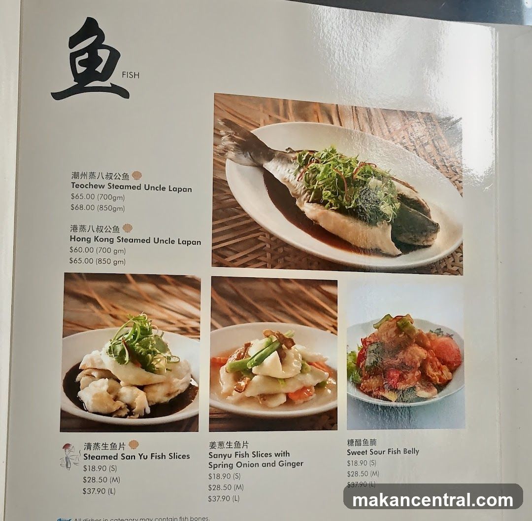 Fish Menu