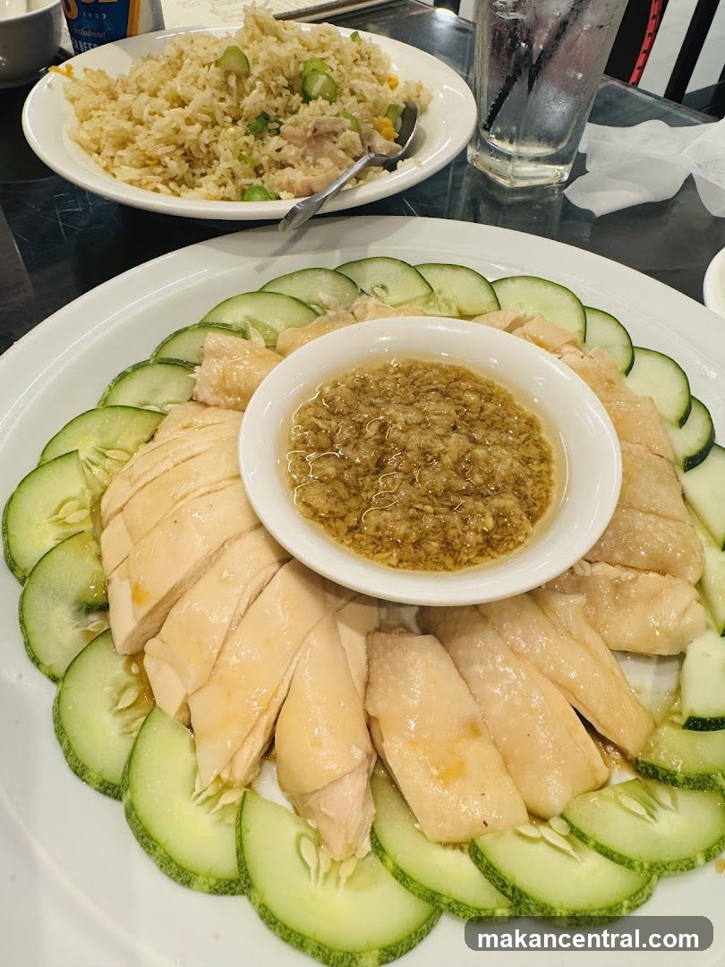 Hainanese Chicken with Fried Rice