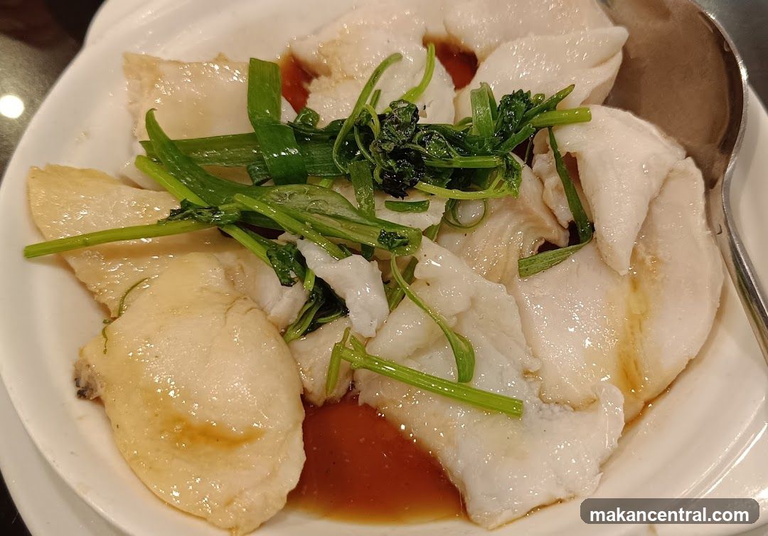 Steamed Fish with Greens