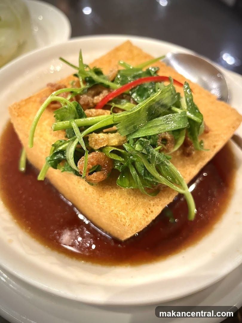 Fried Tofu with Greens
